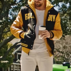 The Fall Guy Colt Seavers Hooded Varsity Jacket-Front