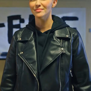 1UP Ruby Rose: Parker Leather Jacket