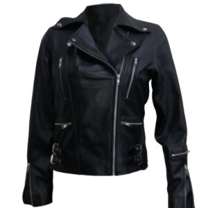 Alicia Vikander Black Jacket
