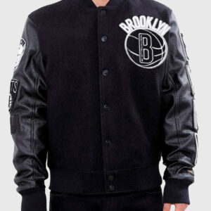 Brooklyn Black Varsity Jacket