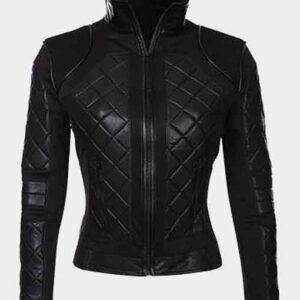 Evan Rachel Black Leather Jacket