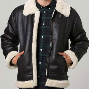 Taylor Black Aviator Jacket