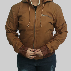 Yellowstone Beth Dutton (Kelly Reilly) Brown Bomber Jacket