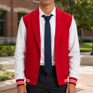 Why Did I Get Married Again Jaden Michael Red Blazer - Front